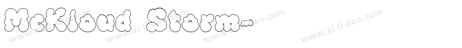 McKloud Storm字体转换